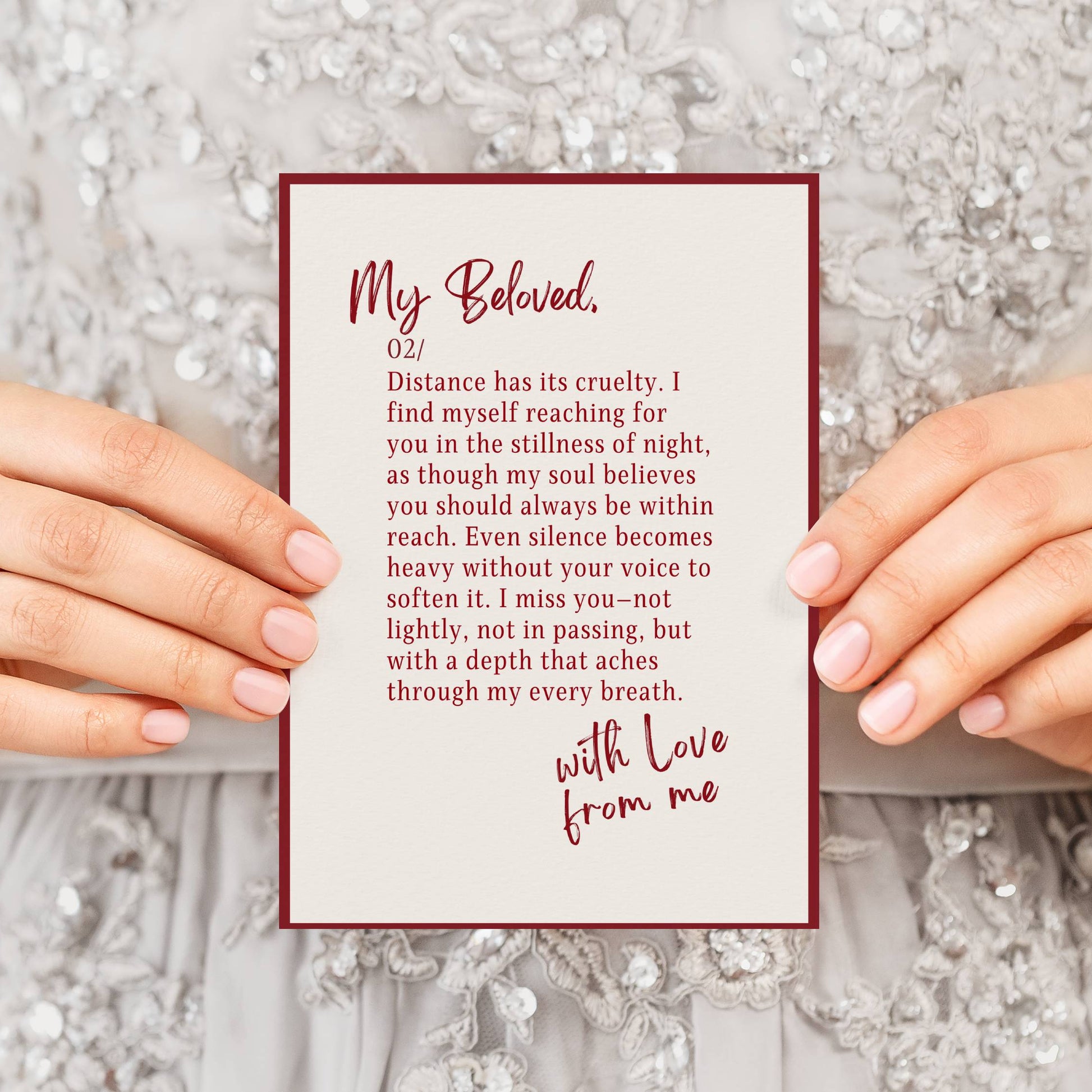 5 in one pack - Love Letters Postcard Collection
