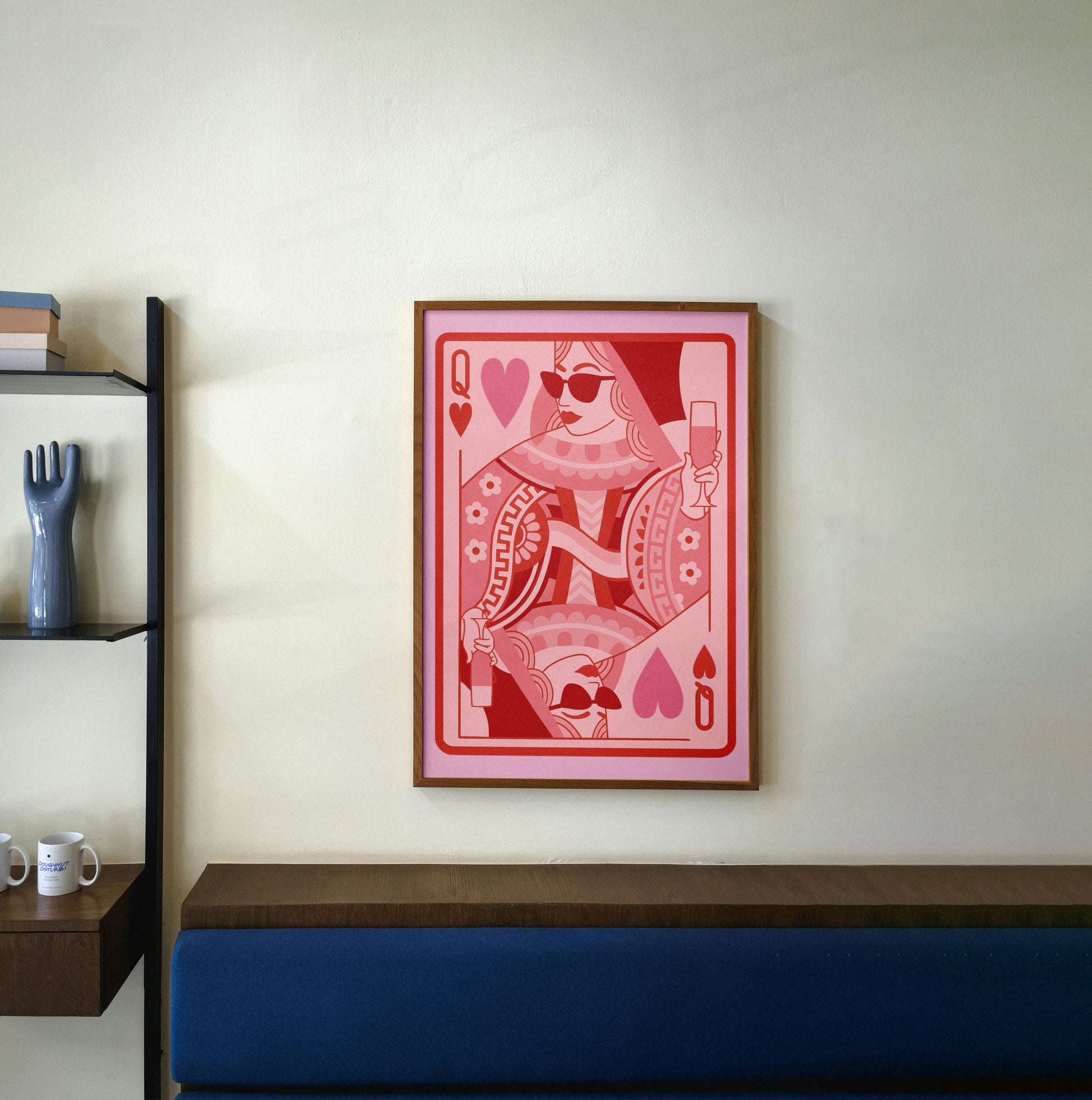 Queen of Hearts Canvas Wall Art