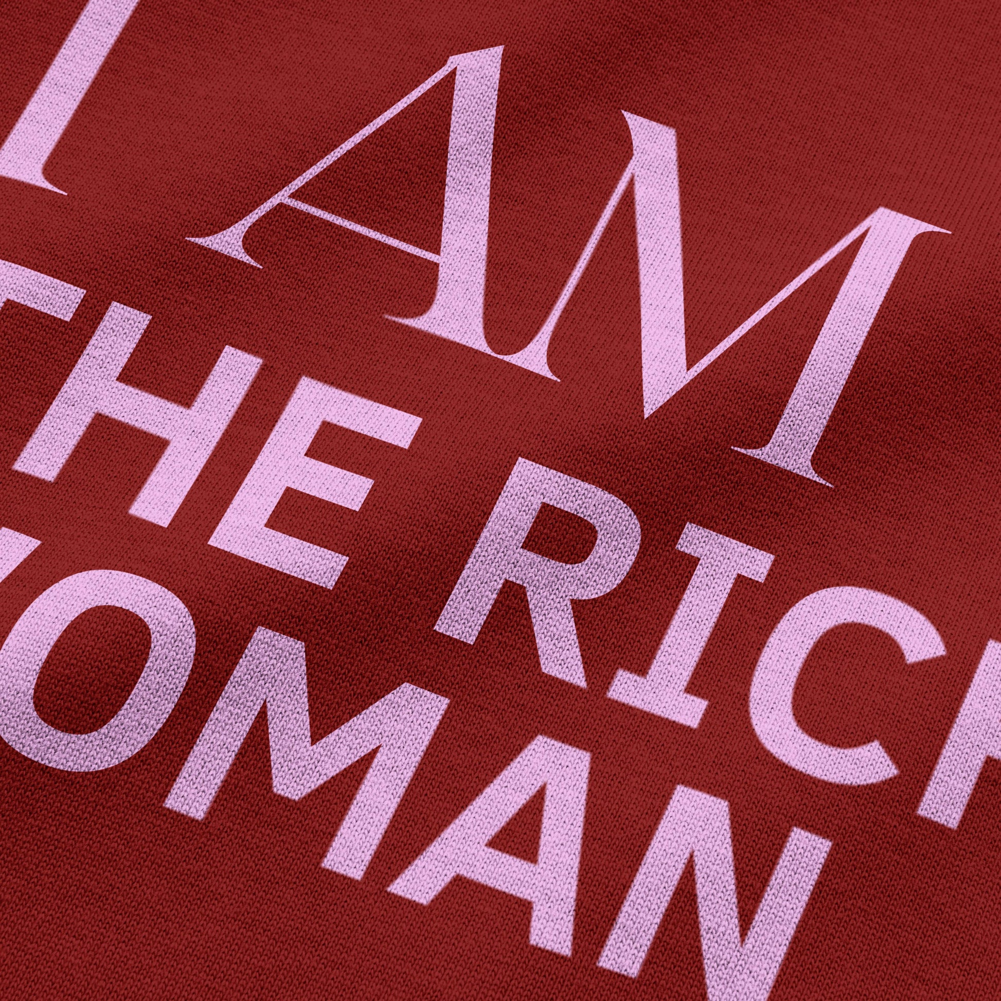I Am The Rich Woman Oversized T-Shirt