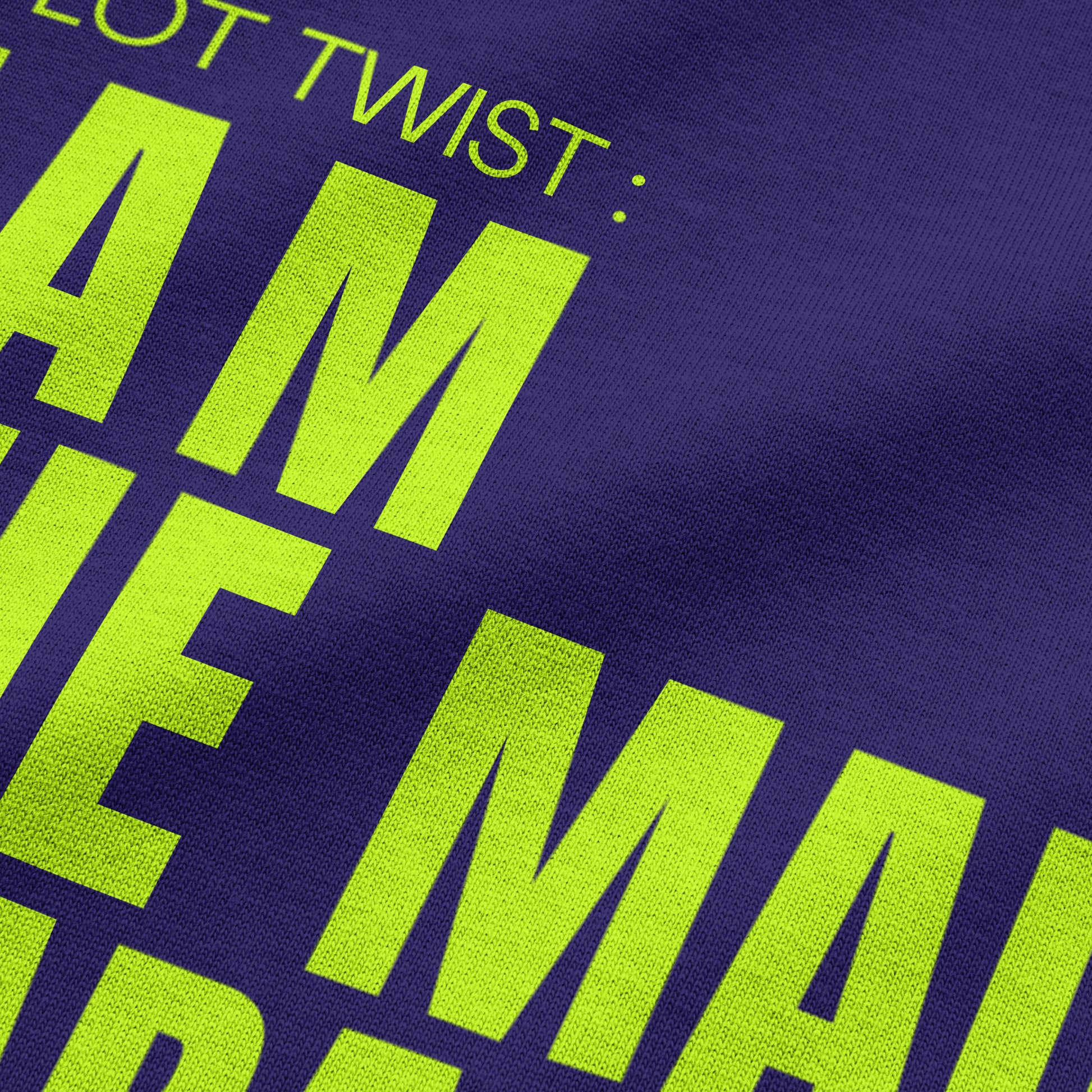 Plot Twist: I Am The Main Character - Zipper Tote Bag