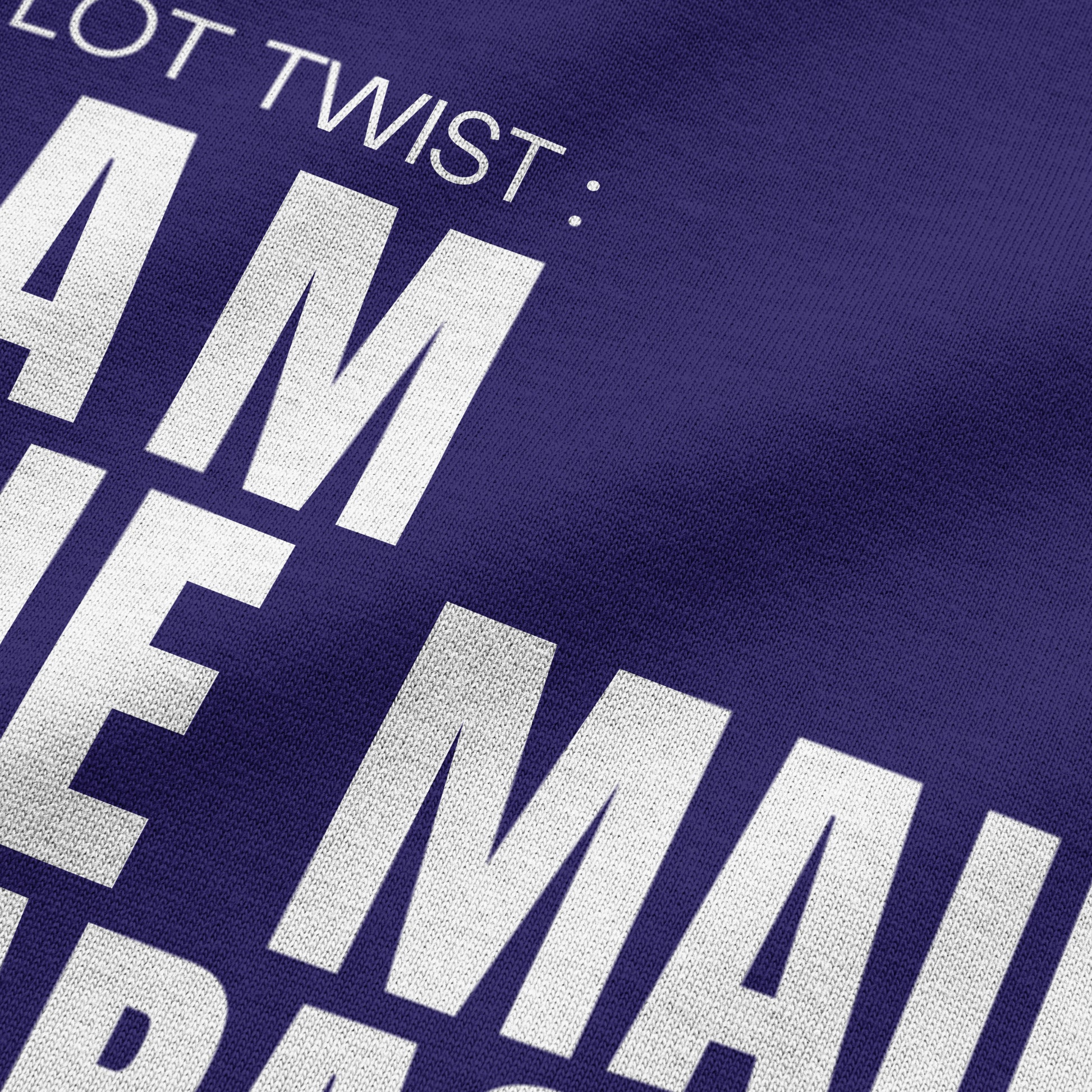 Plot Twist: I Am The Main Character - Zipper Tote Bag